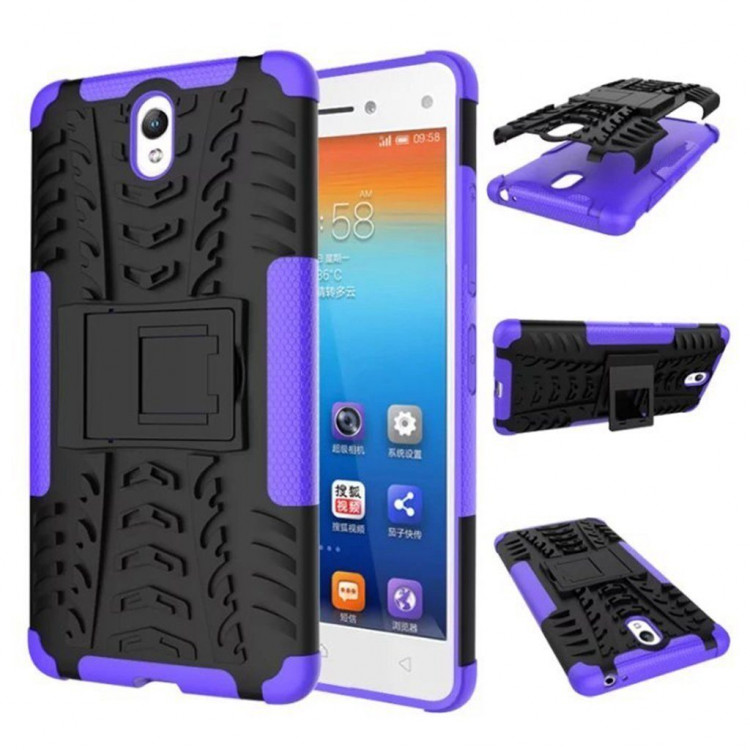 Чехол Hybrid Armor для Lenovo Vibe S1 (черный + фиолетовый)