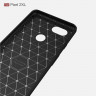 Чехол-накладка Carbon Fibre для Google Pixel 2 XL (красный)