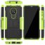Чехол Hybrid Armor для Nokia 7.2 / Nokia 6.2 (черный + зеленый)