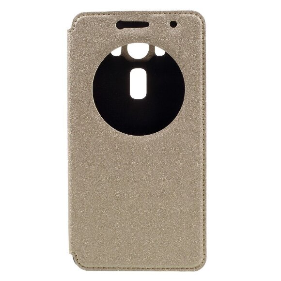 Чехол с окном для ASUS ZenFone 3 Deluxe ZS550KL (золотой)