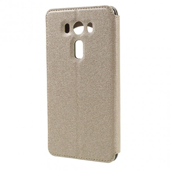 Чехол с окном для ASUS ZenFone 3 Deluxe ZS550KL (золотой)