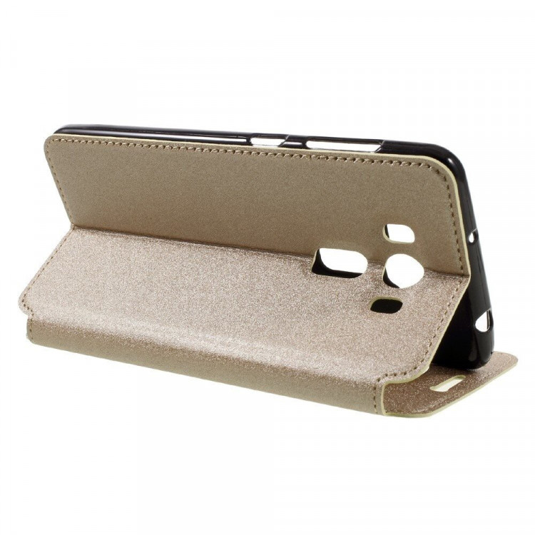 Чехол с окном для ASUS ZenFone 3 Deluxe ZS550KL (золотой)