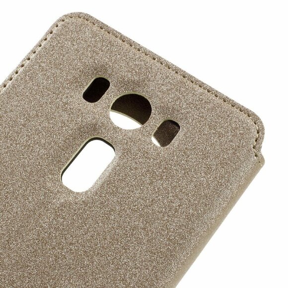 Чехол с окном для ASUS ZenFone 3 Deluxe ZS550KL (золотой)