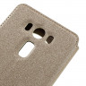 Чехол с окном для ASUS ZenFone 3 Deluxe ZS550KL (золотой)
