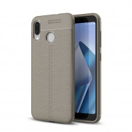 Чехол-накладка Litchi Grain для Asus ZenFone Max (M1) ZB555KL (серый) Чехол-накладка Litchi Grain для Asus ZenFone Max (M1) ZB555KL (серый)