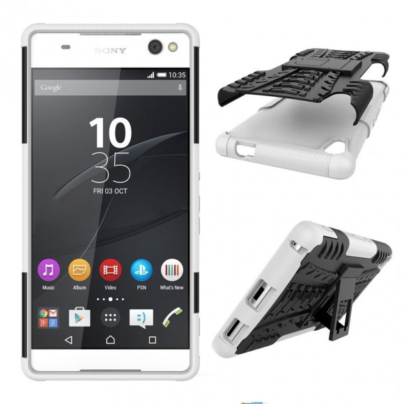 Чехол Hybrid Armor для Sony Xperia XA Ultra (черный + белый)