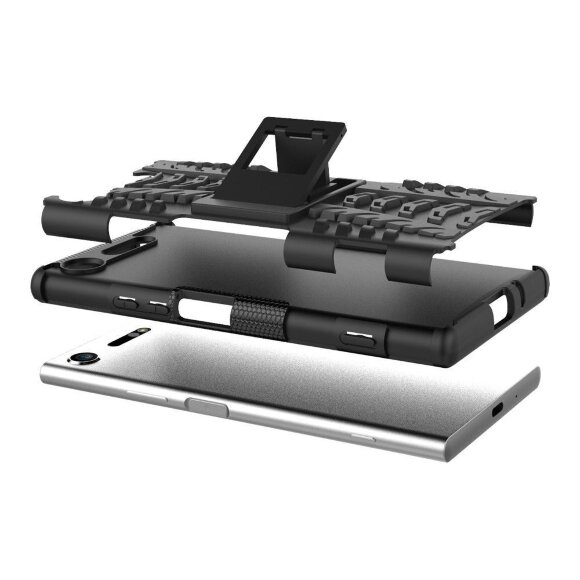 Чехол Hybrid Armor для Sony Xperia XZ1 (черный)