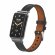 Кожаный ремешок для Xiaomi Smart Band 7 Pro (черный)