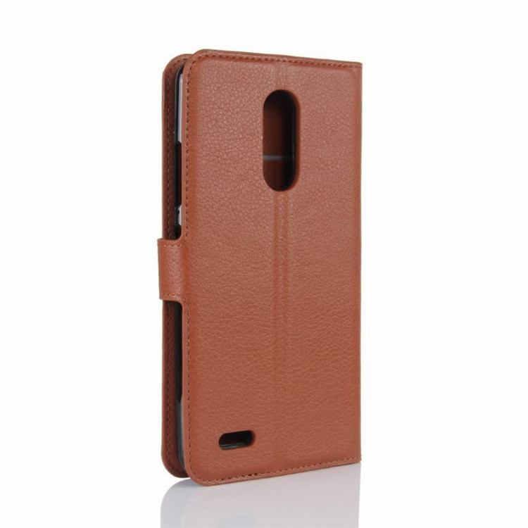 Чехол с визитницей для ZTE MAX XL  (коричневый)