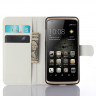 Чехол с визитницей для ZTE Axon mini (белый)