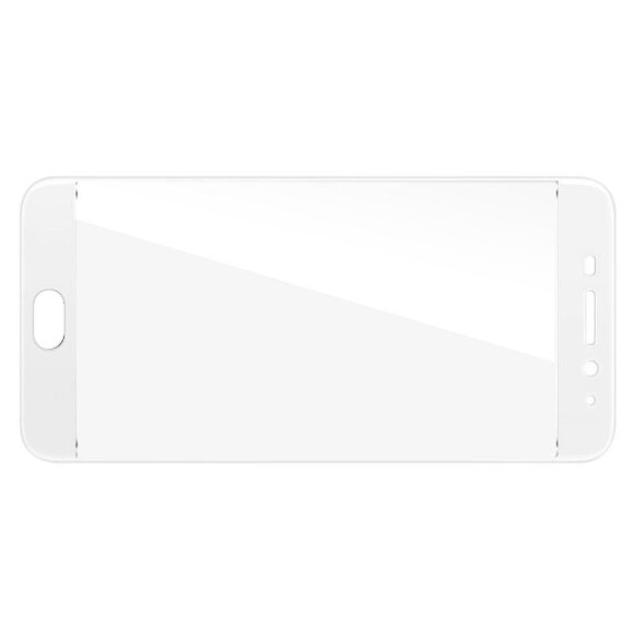 Защитное стекло 3D для Meizu M5 Note (белый)