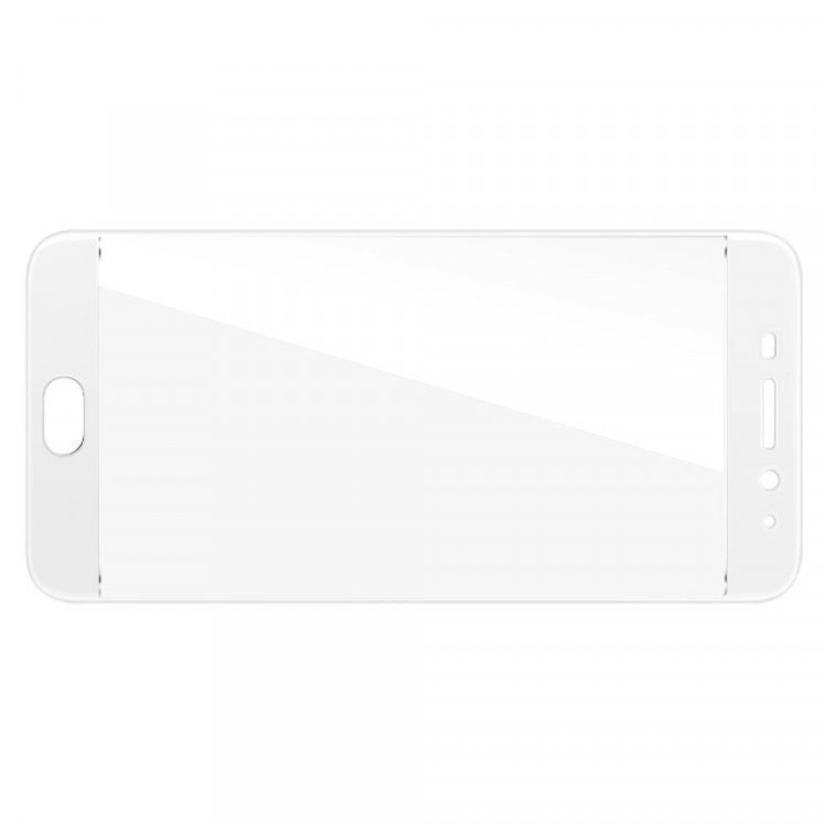 Защитное стекло 3D для Meizu M5 Note (белый)