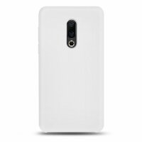 Силиконовый чехол Mobile Shell для Meizu X8 (белый)