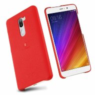 Кожаная накладка LENUO для Xiaomi Mi5S Plus (красный) Кожаная накладка LENUO для Xiaomi Mi5S Plus (красный)