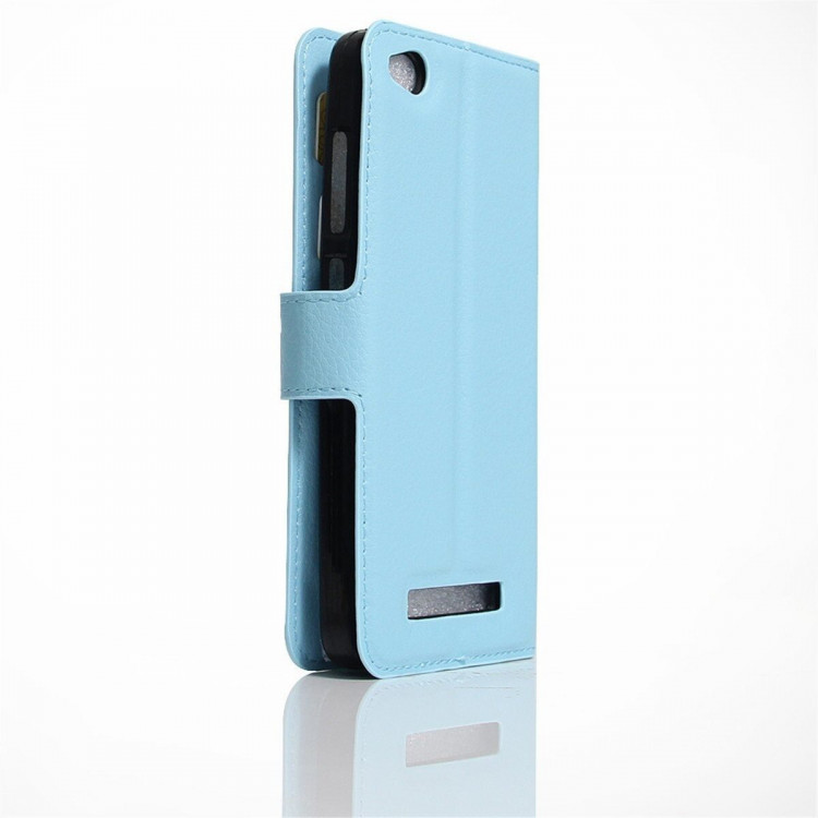 Чехол с визитницей для Xiaomi Redmi 4A (голубой)