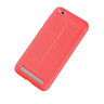 Чехол-накладка Litchi Grain для Xiaomi Redmi 5A (красный)