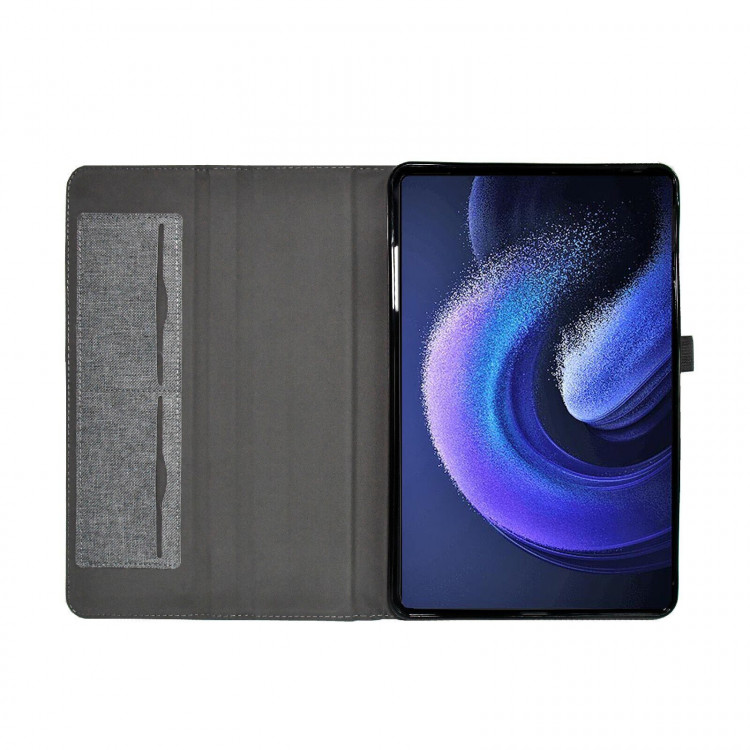 Чехол Business Style для Xiaomi Pad 6, Xiaomi Pad 6 Pro (серый)