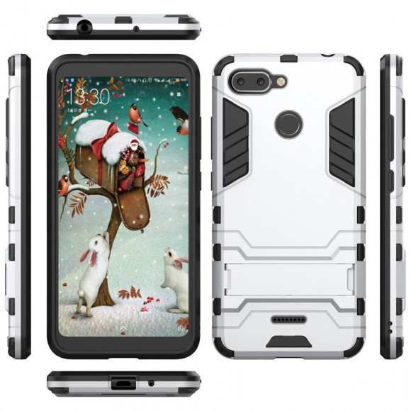 Чехол Duty Armor для Xiaomi Redmi 6 (серебряный)