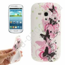Чехол TPU Butterfly для Samsung Galaxy S3 mini / i8190
