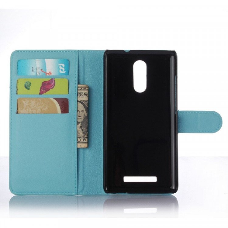 Чехол с визитницей для Xiaomi Redmi Note 3 / 3 PRO (голубой)