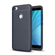 Чехол-накладка Litchi Grain для Xiaomi Redmi Note 5A / 5A Prime (темно-синий)