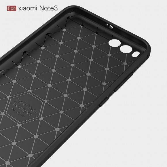 Чехол-накладка Carbon Fibre для Xiaomi Mi Note 3 (черный) Чехол-накладка Carbon Fibre для Xiaomi Mi Note 3 (черный)