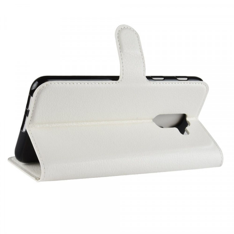 Чехол с визитницей для Samsung Galaxy A6+ (Plus) (белый)