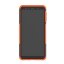 Чехол Hybrid Armor для Samsung Galaxy A7 (2018) (черный + оранжевый)