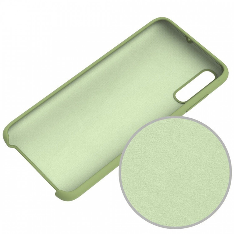 Силиконовый чехол Mobile Shell для Samsung Galaxy A50 / Galaxy A50s / Galaxy A30s (темно-зеленый)