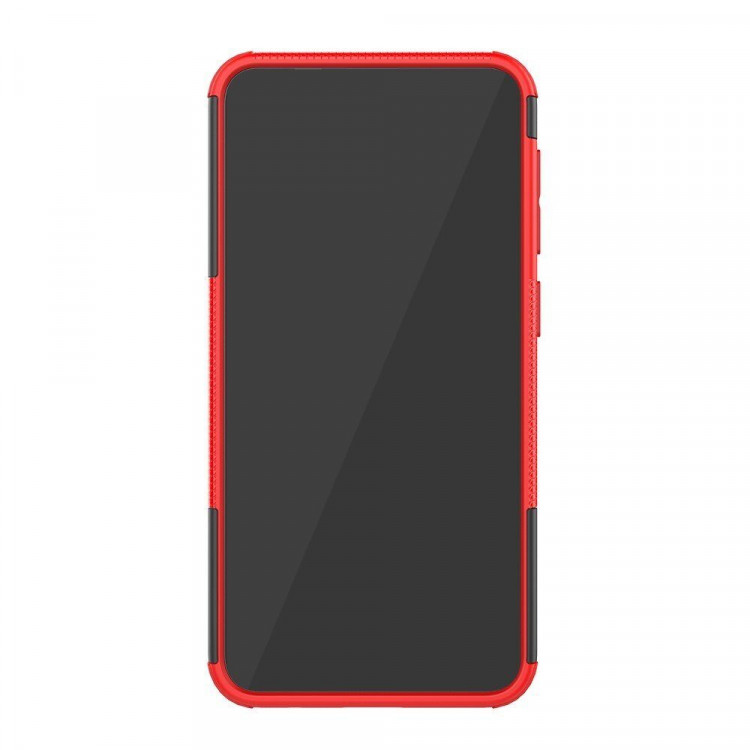 Чехол Hybrid Armor для Samsung Galaxy M10 (черный + красный)