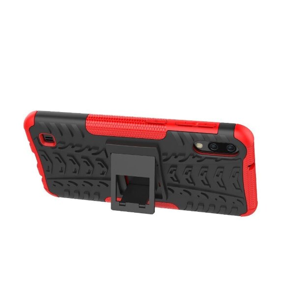 Чехол Hybrid Armor для Samsung Galaxy M10 (черный + красный) Чехол Hybrid Armor для Samsung Galaxy M10 (черный + красный)