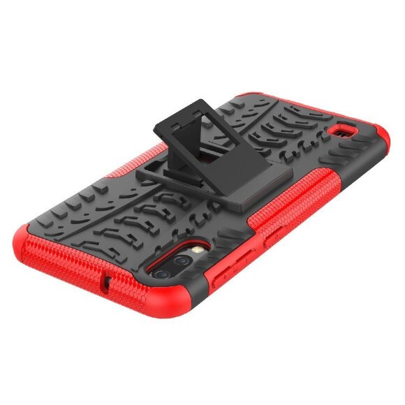 Чехол Hybrid Armor для Samsung Galaxy M10 (черный + красный) Чехол Hybrid Armor для Samsung Galaxy M10 (черный + красный)