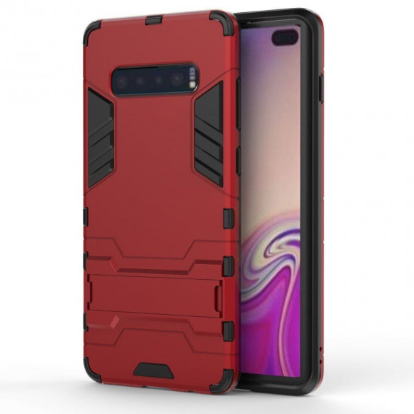 Чехол Duty Armor для Samsung Galaxy S10+ (Plus) (красный) Чехол Duty Armor для Samsung Galaxy S10+ (Plus) (красный)