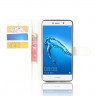 Чехол с визитницей для Huawei Enjoy 7 Plus  (белый)