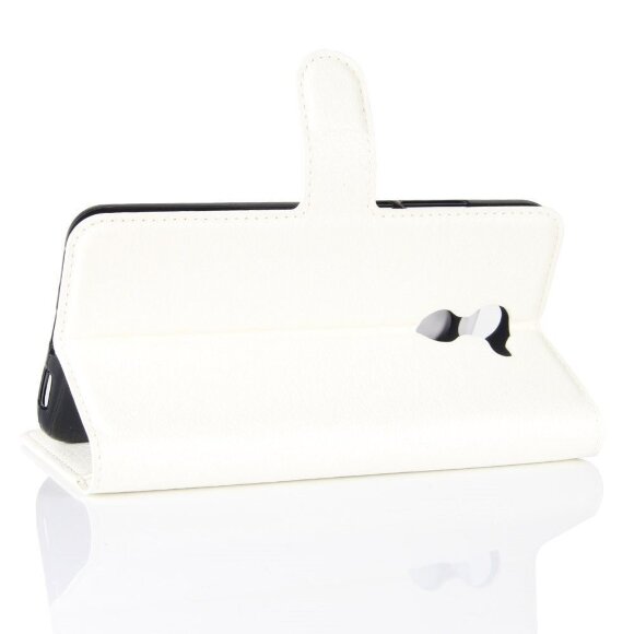 Чехол с визитницей для Huawei Enjoy 7 Plus (белый) Чехол с визитницей для Huawei Enjoy 7 Plus (белый)