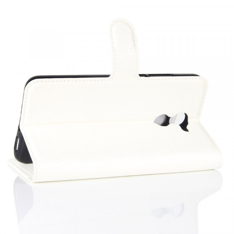 Чехол с визитницей для Huawei Enjoy 7 Plus  (белый)