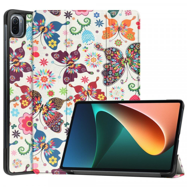 Чехол Smart Case для Xiaomi Pad 5 / Pad 5 Pro 11 дюймов (Butterflies)