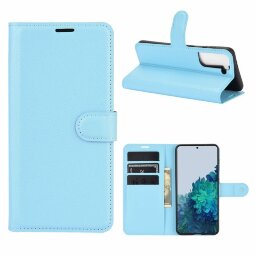 Чехол для Samsung Galaxy S21+ (Plus) (голубой)