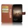 Чехол с визитницей для Huawei Mate 9 (коричневый)