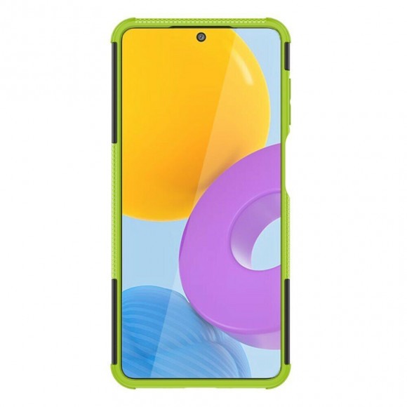 Чехол Hybrid Armor для Samsung Galaxy M52 5G (черный + зеленый) Чехол Hybrid Armor для Samsung Galaxy M52 5G (черный + зеленый)