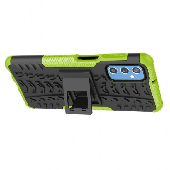 Чехол Hybrid Armor для Samsung Galaxy M52 5G (черный + зеленый) Чехол Hybrid Armor для Samsung Galaxy M52 5G (черный + зеленый)