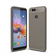 Чехол-накладка Carbon Fibre для Huawei Honor 7X (серый) Чехол-накладка Carbon Fibre для Huawei Honor 7X (серый)