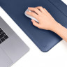 Чехол кожаный WiWU для MacBook Air 13 A2337 M1 (серый)