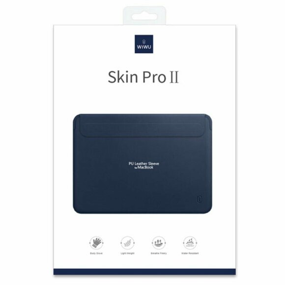 Чехол кожаный WiWU для MacBook Air 13 A2337 M1 (серый) Чехол кожаный WiWU для MacBook Air 13 A2337 M1 (серый)