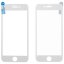 Защитное стекло 3D для iPhone 6 plus (белая окантовка)