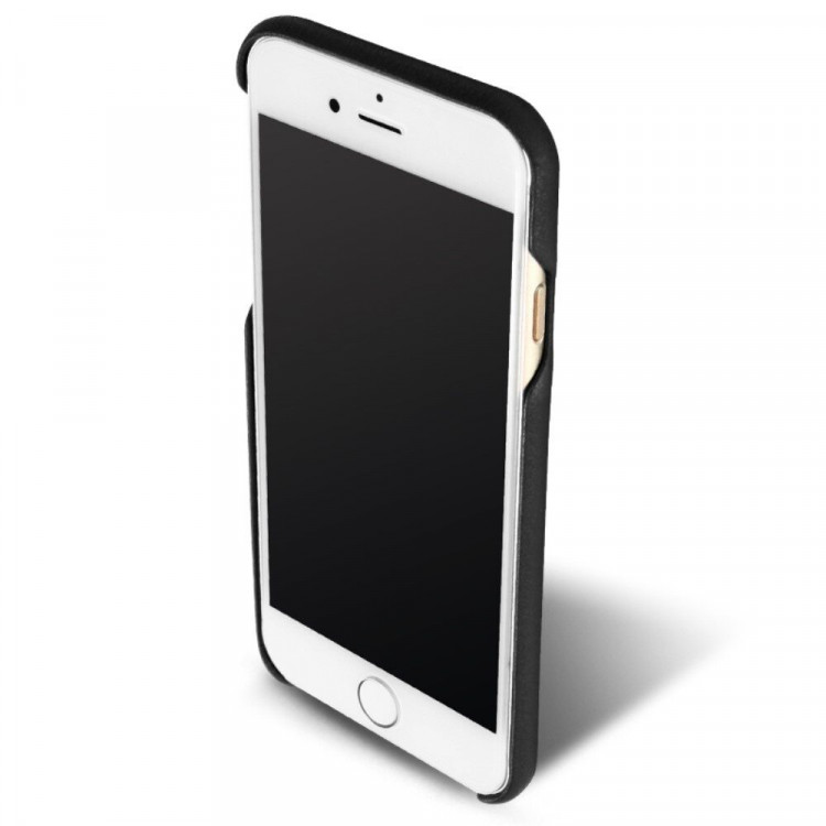 Кожаная накладка LENUO для iPhone 7 (черный)