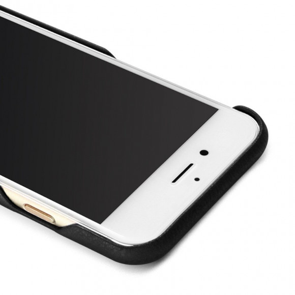 Кожаная накладка LENUO для iPhone 7 (черный) Кожаная накладка LENUO для iPhone 7 (черный)