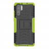Чехол Hybrid Armor для Huawei P30 Pro (черный + зеленый)