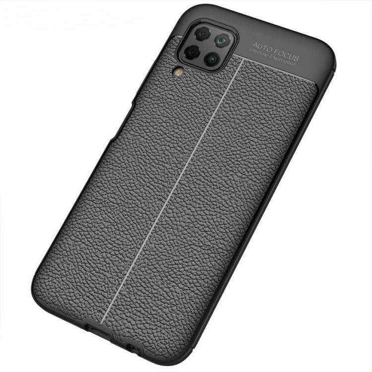 Чехол-накладка Litchi Grain для Huawei nova 6 SE / Huawei P40 lite (черный)