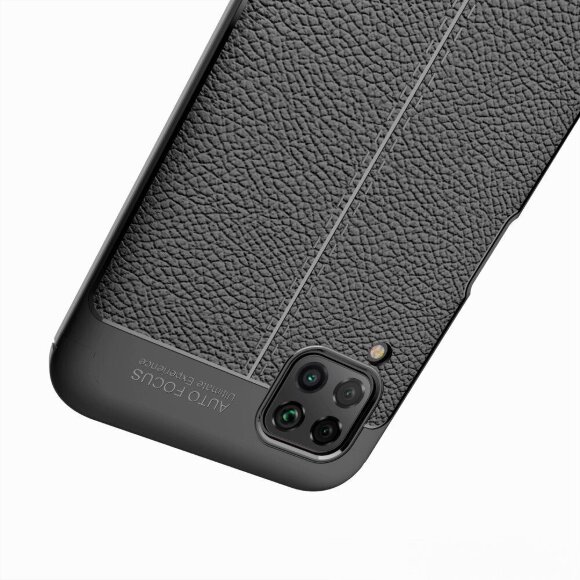 Чехол-накладка Litchi Grain для Huawei nova 6 SE / Huawei P40 lite (черный) Чехол-накладка Litchi Grain для Huawei nova 6 SE / Huawei P40 lite (черный)